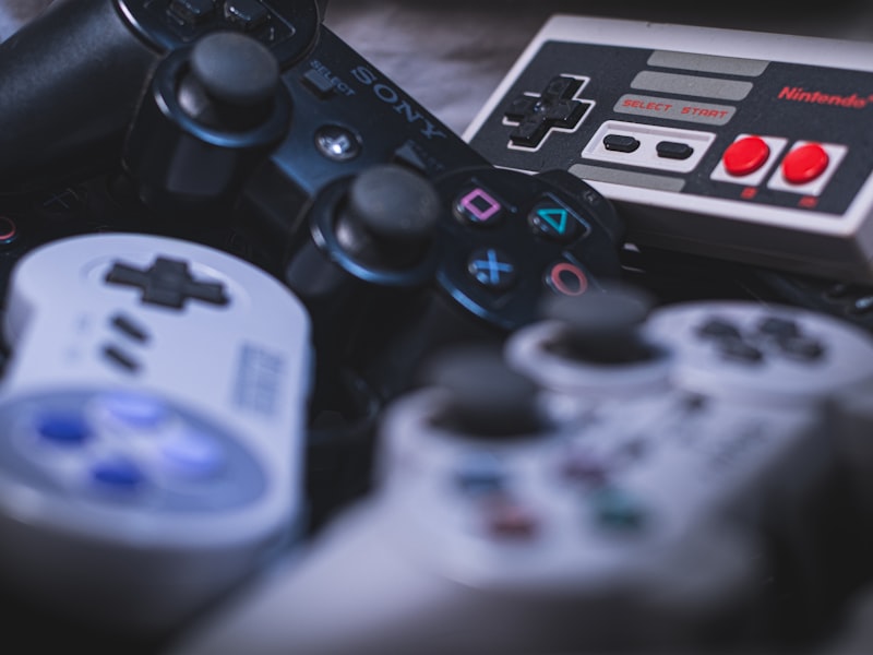 Gaming hardware on a test bench